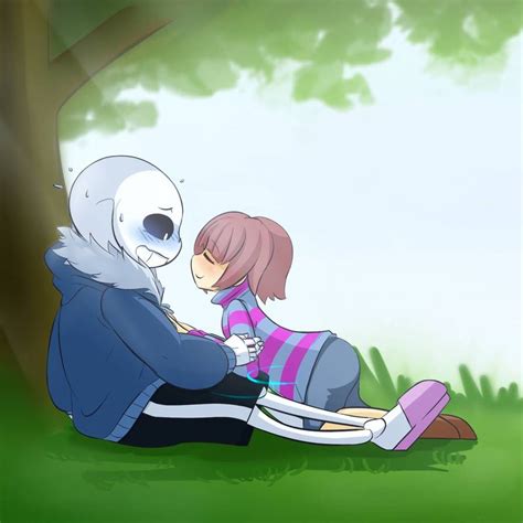 undertale fanart|undertale fanart frisk and sans.